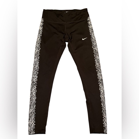 Nike Flash Epic Run Black Running Tights - Picture 1 of 5